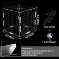 Fish Breeding Box, Acrylic Fish Isolation Box Separator for Shrimp Clownfish - 5.9 * 5.9 * 5.9 inches