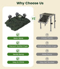 REPTITRIP Turtle Basking Platform for Aquarium 40/45/55/60/65/75/90 Gallon