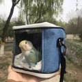 Small Animal Carrier Bag, Bearded Dragon Travel Carrier, Lizards Snak Carrier, Bird Carrier Backpack, Clear Bubble Windo