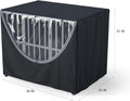 Dog Cage Cover Fits 38"L x 26.3"W x 31"H Metal Dog Cages With Fleece Lining