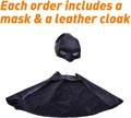 Lamiarga Cat Costume for Cat and Cat Mask Cosplay Set with Leather Cape