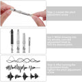 Dog Whistle to Stop Barking, Silent Dogs Training Whistles (Black)