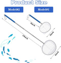 2 Pack Fish Net for Fish Tank 3 & 4 Inch Stainless Steel Nets