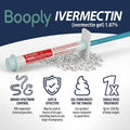Ivermectin Horse Paste 1.87% - Apple Flavored - Oral 6.08g Gel Dewormer Tube for Equine Use Only - Treats up to 1,250 lb