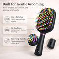 2PCS Rainbow Air Cushion Grooming Brush for Horses Dogs Cats