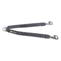 Ruffwear, Double Track Coupler, Double Leash for Two Dogs, Premium Heavy Duty Dual Splitter with 360° Lockable Swivel No Tangle, Shock-Absorbing Stretch Webbing for Walking & Hiking, Basalt Gray