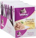 Whiskas Purrfectly Chicken Wet Cat Food Chicken Entree Flavor 3 Ounces (24 Count)