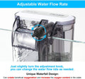 DaToo Aquarium Hang On Filter Small Fish Tank Hanging Filter Power Waterfall Filtration System