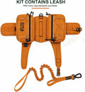 Tactical Dog Backpack for Medium Large Dogs, Reflective Pack Harness with Storage, Poop Bag Pocket, Includes Free Anti-P