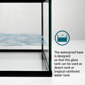 Reptile Glass Tank 20"*12"*10" Pre-Assembled Terrarium for Turtle,Hermit Crab,Bearded Dragon,Gecko,Lizard,Snake,Spider,F