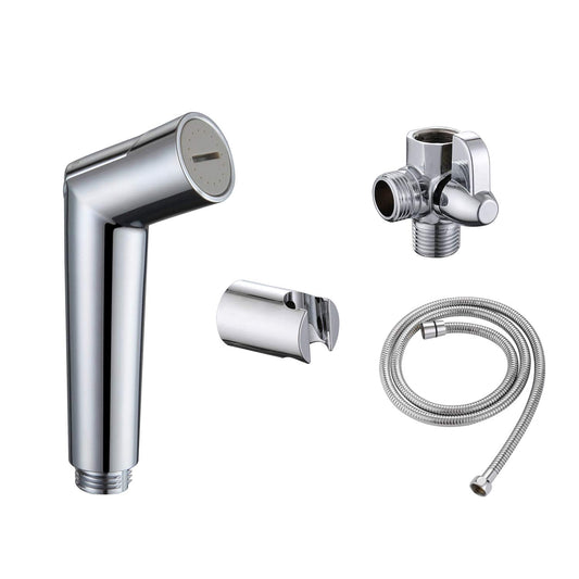 SUMERAIN Pet Shower Sprayer, Dog Shower Attachment with Solid Brass Diverter, Flow regulating Sprayer, 8 Feet Extra Long Hose, Chrome Finish