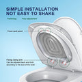 Cat Toilet Training Kit, Universal Cat Toilet Trainer Environmentally Friendly Easy to Install Reusable for Home (White 