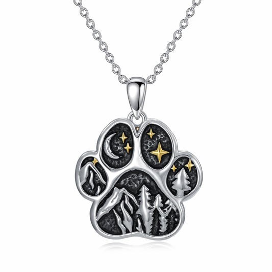 KZX Cat/Dog/Phoenix/Eagle/Whale/Shark/Puffin/Starfish/Chicken/Butterfly/Owl/Bee/Frog/Seahorse Necklace Sterling Silver Animal Pendant Jewelry Gift for Women