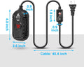 DaToo Small Aquarium Heater 50W Mini Fish Tank Heater 50 Watt Submersible with LED Temperature Display
