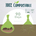 moonygreen Certified Compostable Dog Poop Bag Rolls, Landfill friendly Doggie Poop Bags, Vegetable-Based, ASTM D6400, Unscented, Extra Thick, Leak Proof, Size 9 x 13 Inches, Refills 240 Counts