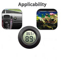 Mini Hygrometer Thermometer Digital Humidity Meter Indoor Outdoor Humidity Monitor Reptile Thermometer for Home Office G