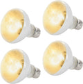 CALPALMY (4-Pack 100W Reptile Heat Lamp Bulbs - UVA Daylight Basking Light Bulbs for Reptiles, Turtles, Lizard, Bearded 