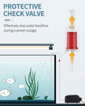 Pawfly 4-Way Aquarium Air Flow Control Lever Valve Manifold for Air Pumps Fish Tank Multi-port Distributor Splitter with