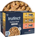Instinct Flaked Entrees, Wet Canned Cat Food, Variety Pack, 3 oz (12 Count)