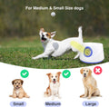 Automatic Dog Ball Launcher, with 6 2.3" ETPU Balls, for Small/Medium Dogs