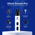 Save 10% on Silent Groom Pro Pet Nail Grinder + Organic Pet Paw Relief Balm