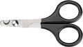 Master Grooming Tools Stainless Steel Small Pet Nail Scissors with Vinyl-Coated Handles, Medium, 5-Inch
