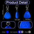 QUELIEN Dog Collar Light, Clip On LED Dog Light for Night Walking, High Visibility Light Up Dog Collar Accessory with 2 