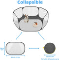 Amakunft Small Animal Playpen, Pop-Up Portable Play Yard for Guinea Pigs, Rabbits, Hamsters, Hedgehogs, Foldable Exercis