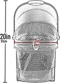 Pet Gear No-Zip View 360 Pet Safety Carrier & Car Seat for Small Dogs & Cats Push Button Entry, View 360 20-inch, Dark Charcoal