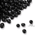 SOUJOY 3 LB Small Aquarium Substrate Gravel Sand, Polished Smooth Fish Tank Gravel, Black Crystal Chip Stone, Natural De