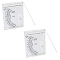 MY MIRONEY 2-Pack Salinity Tester Clear Sea Hydrometer