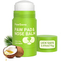 PawSono Lick-Safe Dog Paw & Nose Balm with Coconut Oil | All-Natural Moisturizer & Soother for Dry, Cracked Pads & Snout | Heat & Cold Pavement Protection Wax | Horse Hoof, Joint Care (2.6 oz)