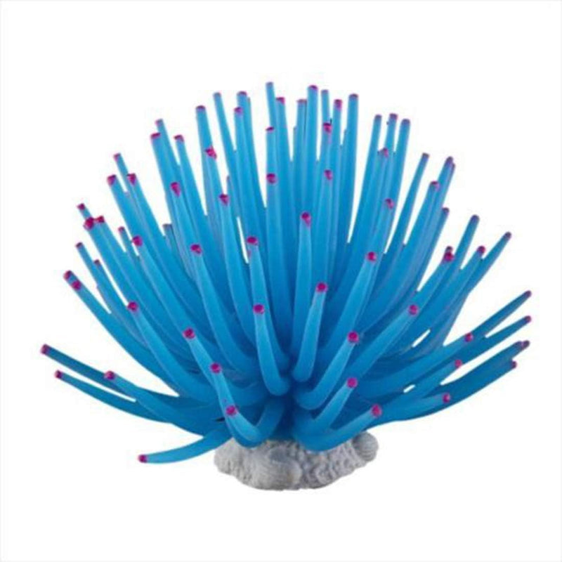 Artificial Soft Anemone Coral Plant Fish Tank Decor, Blue