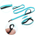 lyfLux 2 Pack Heavy Duty Dog Leashes for Large Dogs - Double Layer Reflective Leash with Dual Handle, 360° Swivel Clip & Soft Padded Handle | 6ft Strong Leash for Medium, Large Dogs