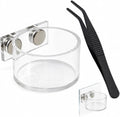 Jumping Spider Feeding Dish 1 Pcs Magnetic Water Bowl for Tarantula