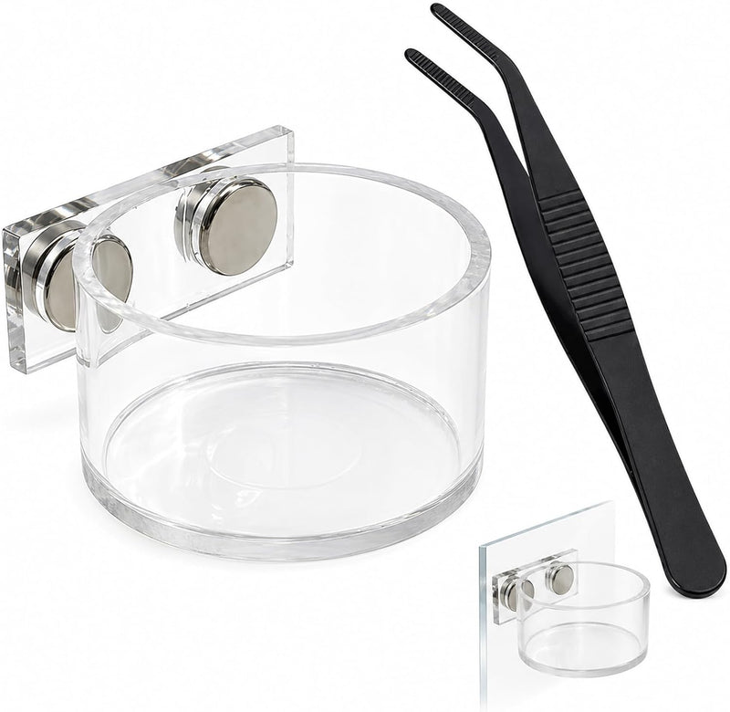 Jumping Spider Feeding Dish 1 Pcs Magnetic Water Bowl for Tarantula