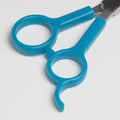 Diane Curved Point-Tip Pet Shear, 6.5-Inch Stainless Steel Hair Cutting Scissors for Precision Trimming, Facial Hair, Paws, Tail, and Sensitive Areas, Lightweight with Non-Slip Grip