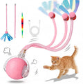 Interactive Cat Toy Ball, Automatic Cat Toys for Indoor Cats with 3 Modes