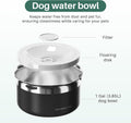 Gardner Pet Dog Bowls 1 Gallon (3.85L) Stainless Steel Dog Water Bowl