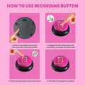 Paws and Smiles Dog Buttons for Communication, 8-Pack Recordable Talking Buttons for Dogs & Cats, 30-Second Voice Dog Training Buttons Starter Set Pet Communication Buzzer Gift