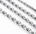 Dog Choker Collar Slip Chain,Stainless Steel Collar for Medium and Large Dogs Heavy Duty,Dog Training Metal Necklace,Sil