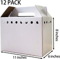 Cardboard Pet Carriers for Small Animals, Hamsters, Gerbils, Birds, Reptiles, Not for Cats or Dogs, Disposable Cardboard
