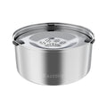 Kactoily 3L/101oz Large Capacity Dog Water Bowl Stainless Steel No Spill Dog Bowls Slow Drinking Dog Water Feeder Dispenser
