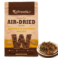 A Freschi srl Air-Dried Dog Food – Real Buffalo & Chicken Recipe - All Natural, High Protein, Grain Free, Limited Ingredient w/W-Shaped Pieces (2.2 lb)