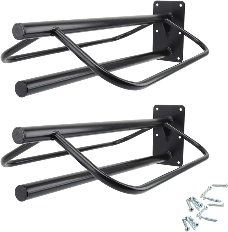 2 Pack Saddle Rack with Pad Bar,Heavy Duty Wall Mounted Saddle Stand Saddle Pad Rack for English Western Saddles Horses 