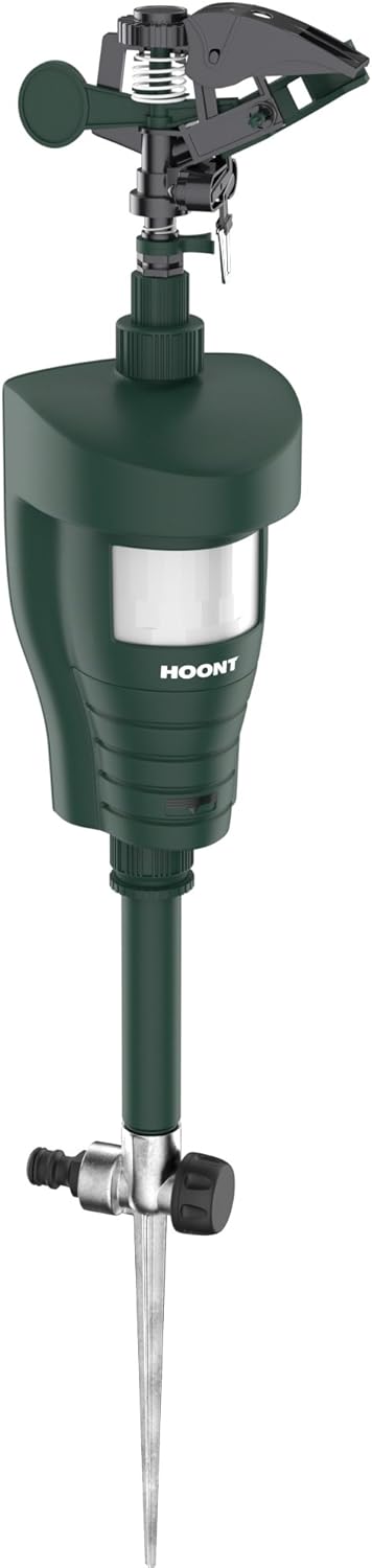 Hoont Cat Repellent- Squirrel Deterrent- Motion Activated Sprinkler- Outdoor- Deer Repellent-Cat Deterrent-Skunk Repelle