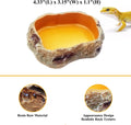 Reptile Growth Reptile Bowl Set Includes Reptile Food Dish,Reptile Water Dish,Reptile Feeding Tongs,Long Tweezers for Te