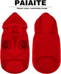 Paiaite Small Dog Hoodie Sweater Sleeveless with Pockets & Hat: Winter Pet Coat for Puppy Doggie Chihuahua, Small-Medium