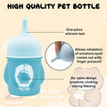 Pet Feeder Bottle Kitten Bottle Anti Choking Design(Blue,20 ml)