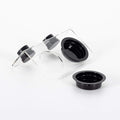 WACOOL Magnetic Reptile Ledge, Acrylic Gecko Feeding Ledge with 6PCS Cups, Reptile Food Water Feeder Dish for Geckos Igu